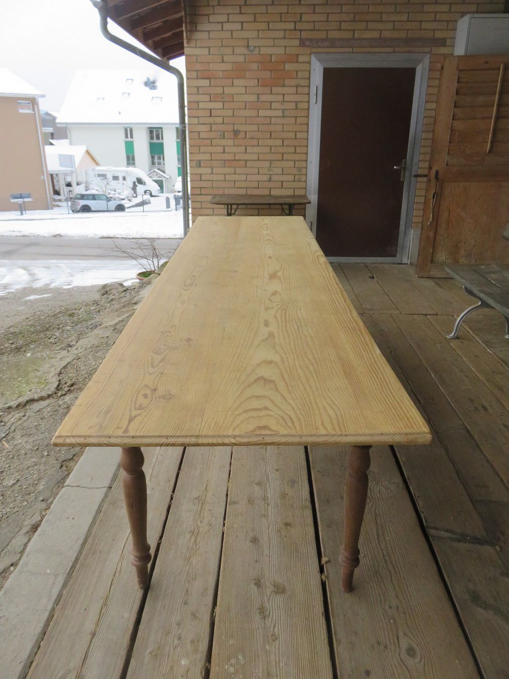Tables: antiker langer Tannentisch 305cm – D'occasion à Ruswil par Mfladibus