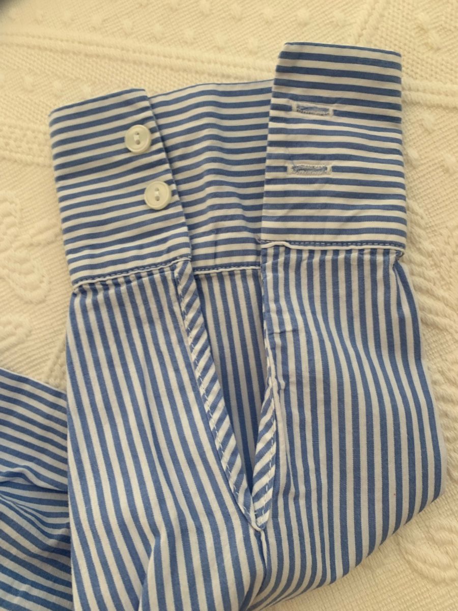 H&M Blusen: Gestreifte Bluse, Carmen-Ausschnitt, Gr. 34, neu – Neu (gemäss Beschreibung) aus Zürich von p_q7q_nichtraucher 5