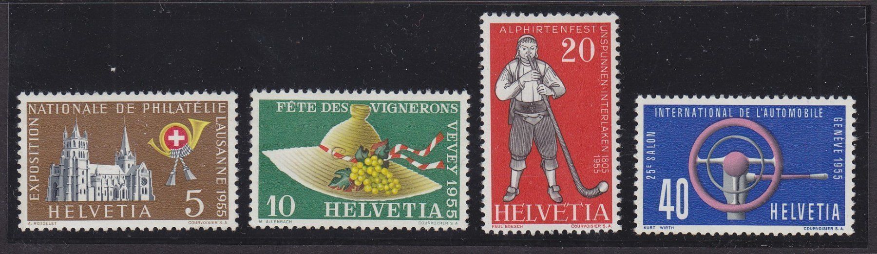 Alle Briefmarken: 1955  Satz  Werbe/Sondermarken  ** POSTFRISCH ** – Neu (gemäss Beschreibung) aus Adliswil von Aenti