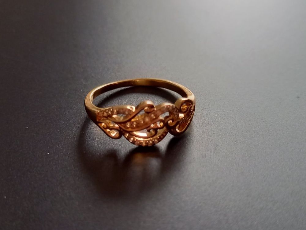 Ringe: Vergoldet Ring, Grosse 8 (57) – Gebraucht aus St-Prex von big_c6bb 1