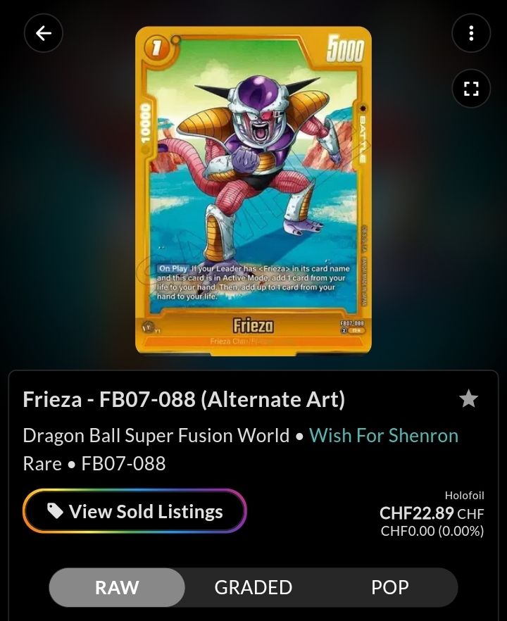 Bandai Carte collezionabili: Dragonball TCG Frieza – Nuovo (secondo la descrizione) da Eggenwil venduto da Murmeltier87 3