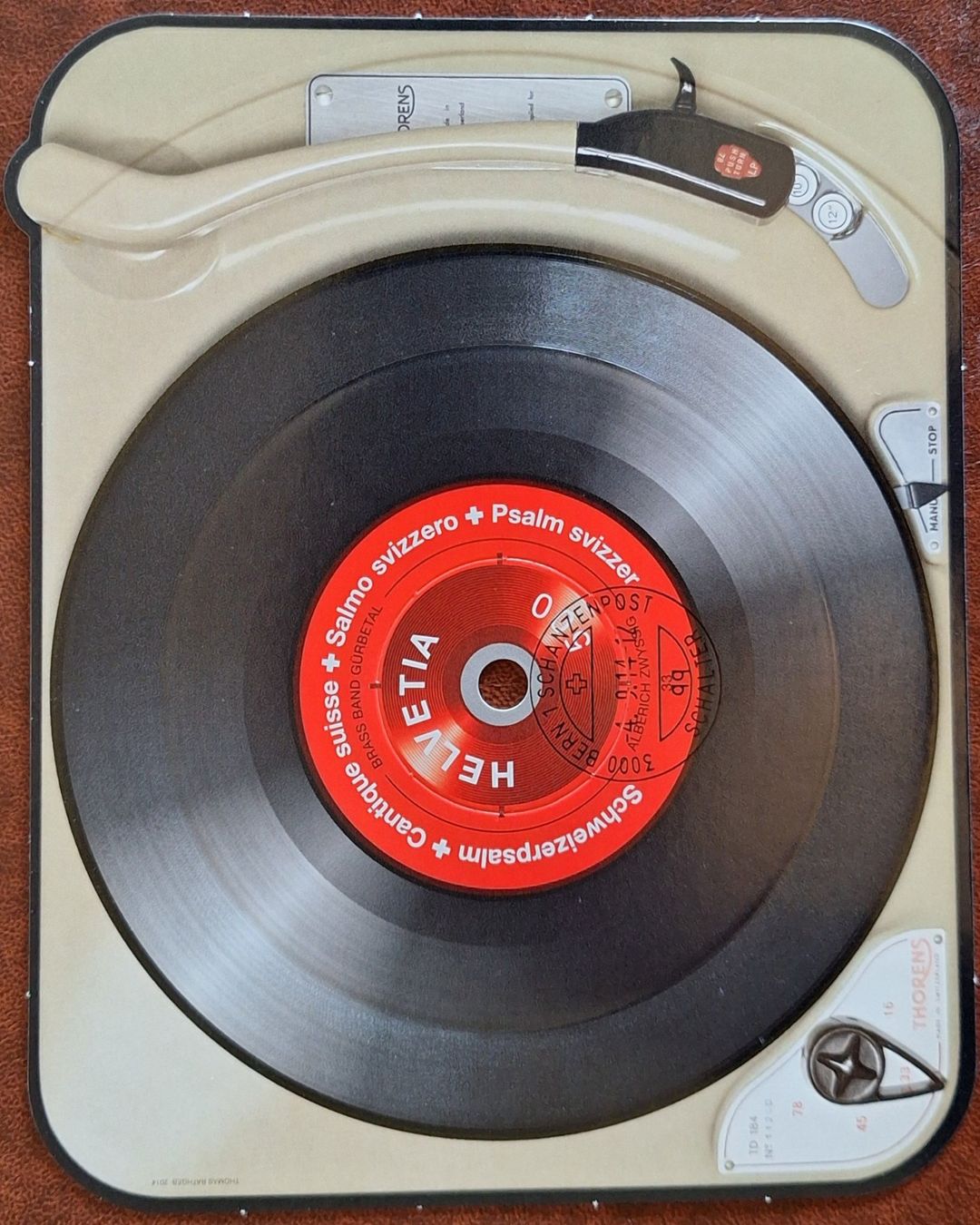 Tutti i francobolli: Carte postale vinyle 2014 – Usato da Genève venduto da JLV01
