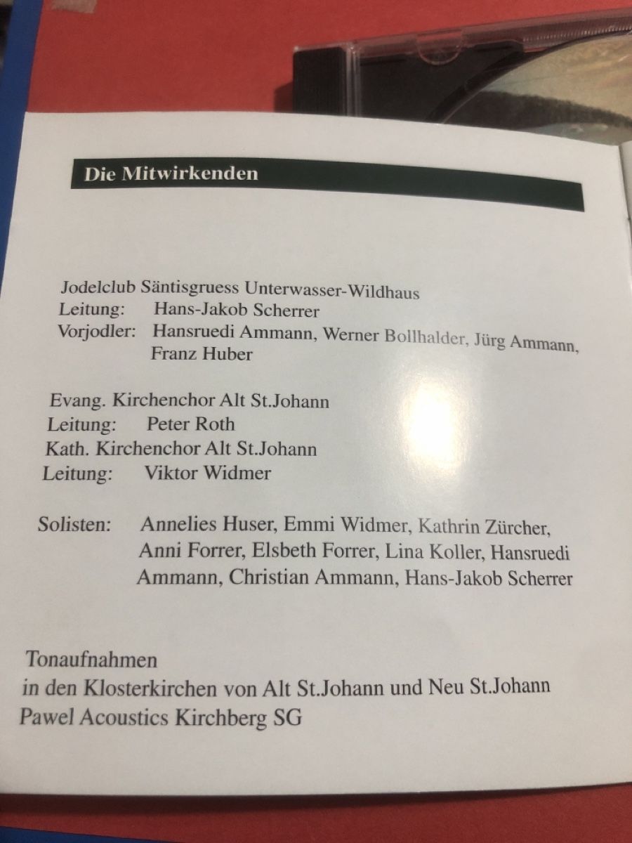 CDs: Psalmen Messe Alpsegen CD – Gebraucht aus Flaach von rubo7 1