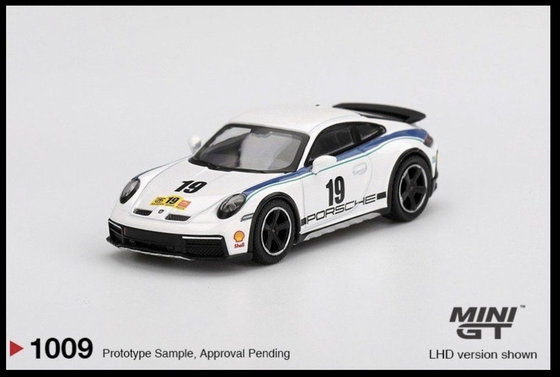 Porsche Modellini d'auto: Mini GT Porsche 911 Dakar Rally – Nuovo e nell'imballaggio originale da Morcote venduto da mariano03