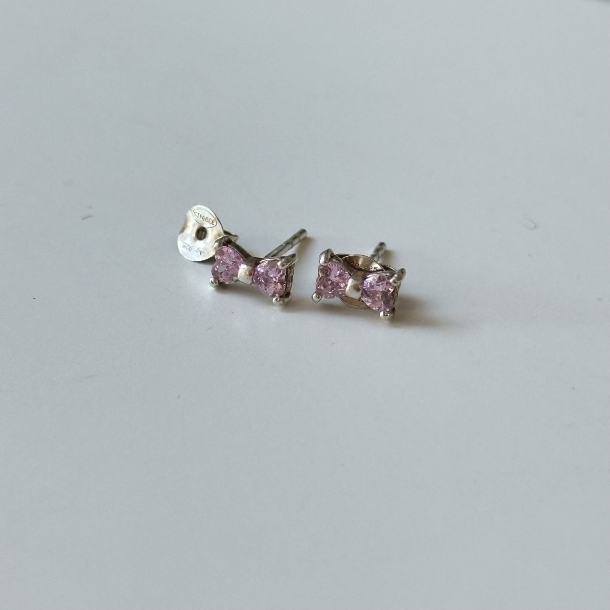 Ohrringe & -stecker: Silber 925 Fliege Ohrstecker Rosa – Neu (gemäss Beschreibung) aus Givisiez von dor_xb9k 1