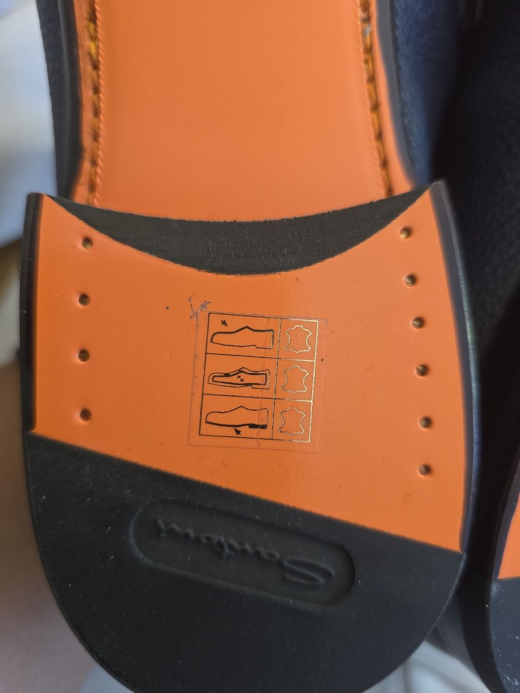 Santoni Scarpe da uomo: Dunkelblau Double Monk von Santoni, Grösse 45 – Nuovo e nell'imballaggio originale da Winterthur venduto da Panda1993 4