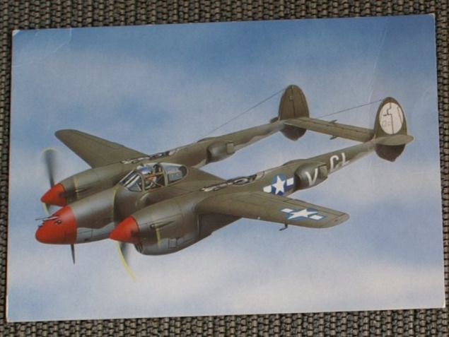 Cartoline postali: Carte postale avion P38 Lightning – Usato da Châtel-St-Denis venduto da Vaillant1