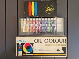 Farben Set Talens und Marie's Ölfarbe