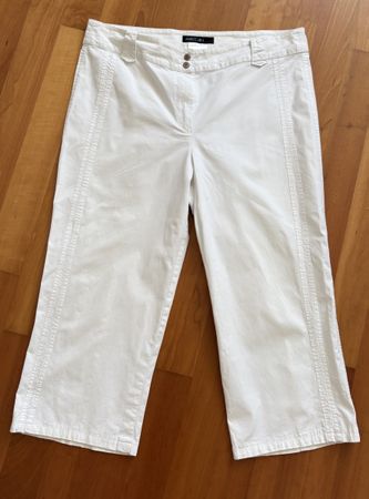 Marc Cain 7/8 Weisse Hose Gr. N 6 42 L shorts Bermuda