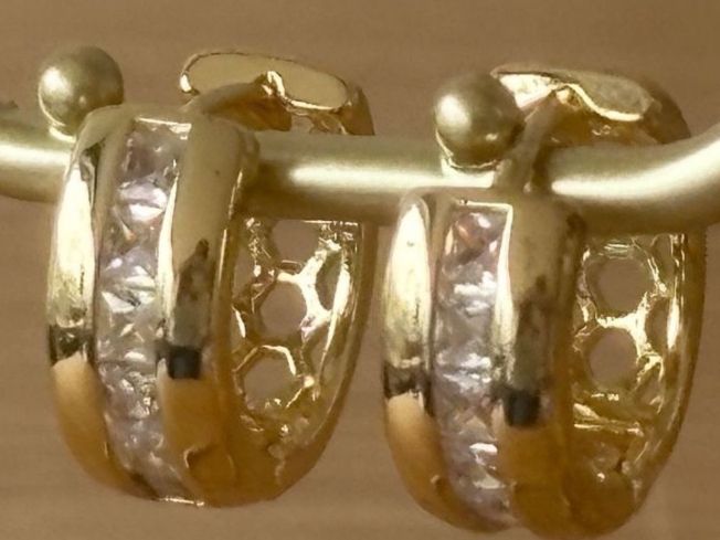 Orecchini pendenti & Orecchini a lobo: Luxus Elegante Creolen  Ohrstecker Farbe Gold – Nuovo (secondo la descrizione) da Biel-Bienne venduto da Roserosse13 2