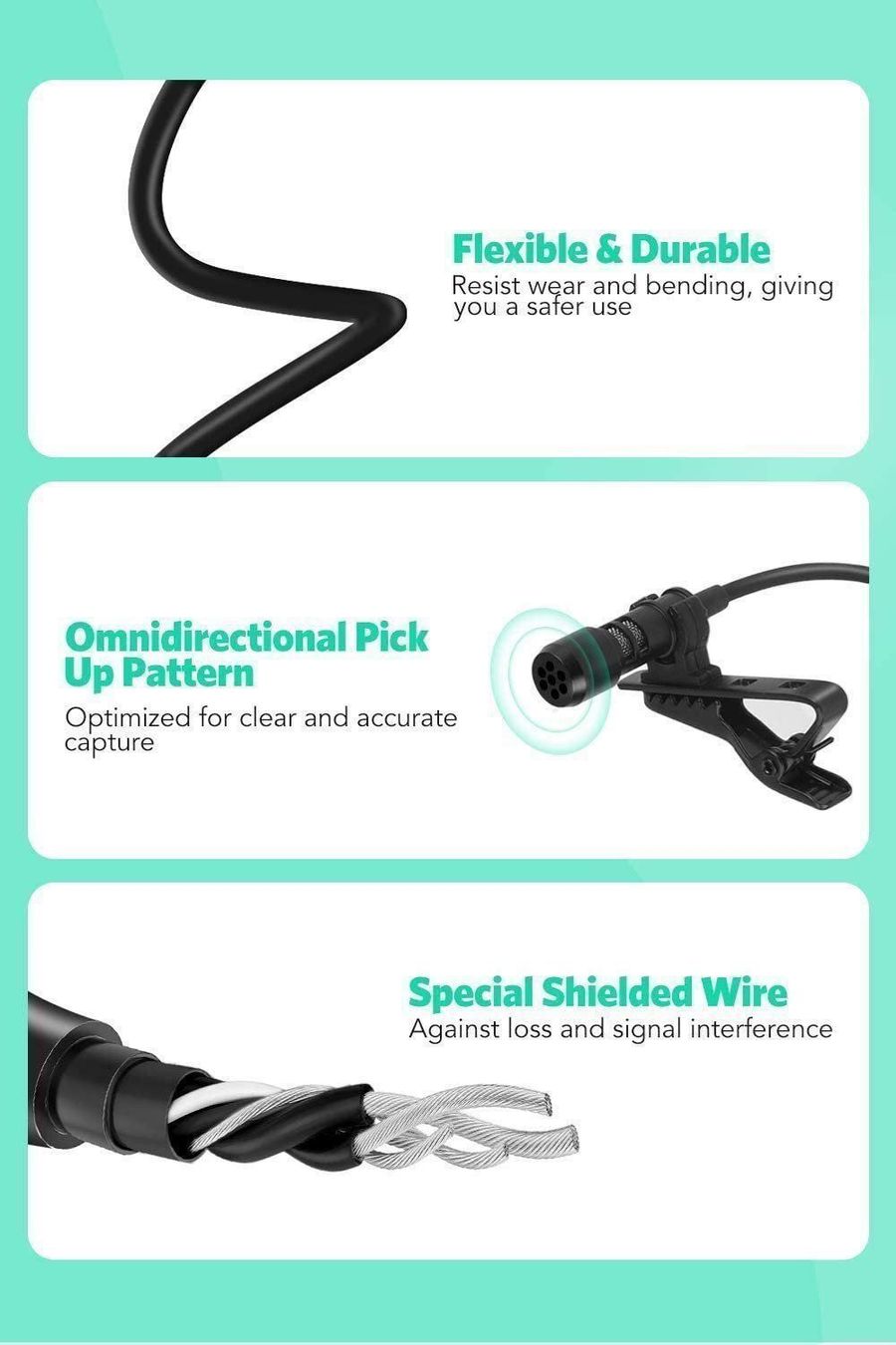 Mikrofone: Microphone Clip Enregistrement lightning – Neu und originalverpackt aus Morges von DigiAC 2
