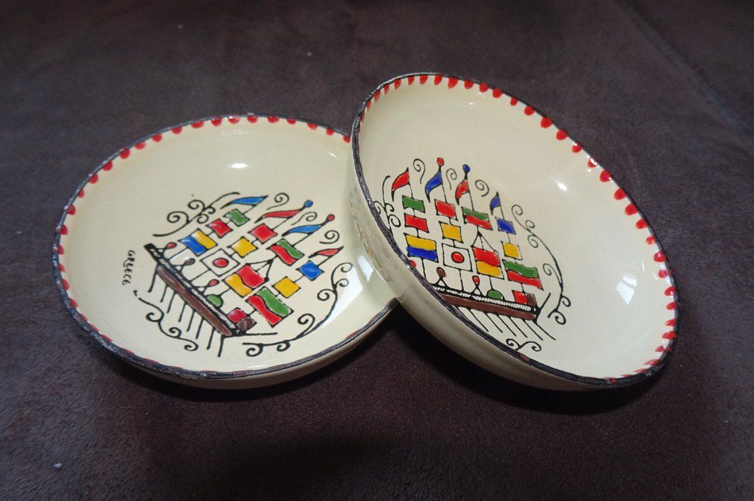 Teller: 2 mini assiettes décoratives - Moissiadis Art de Grèce – Gebraucht aus Châtelaine von Gio54321 5