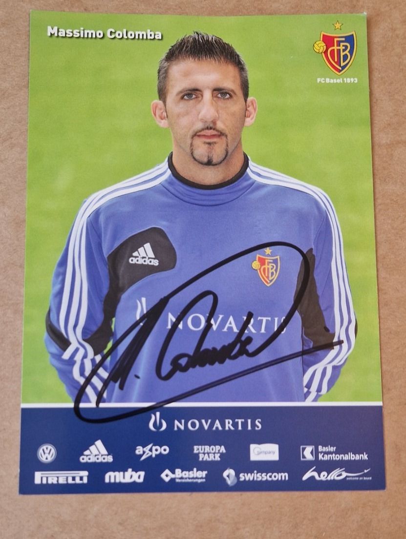 Autographes: Massimo Colomba - FC Basel 2012/13 – D'occasion à Menziken par Autogramme