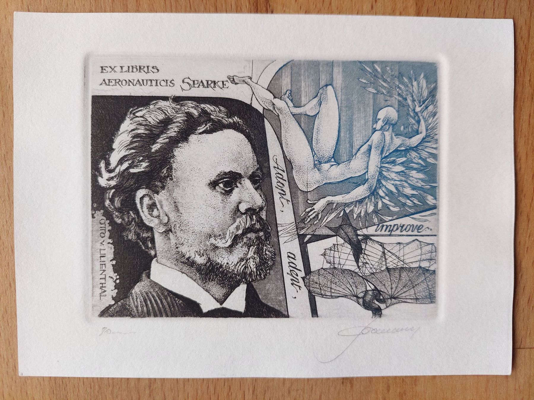 Dipinti: Exlibris Hedwig Pauwels - Original Farbradierung signiert – Usato da Obfelden venduto da Exlibris-Art