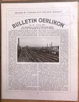 Bulletin Oerlikon N° 20 - février 1923 - Paris-Orléans