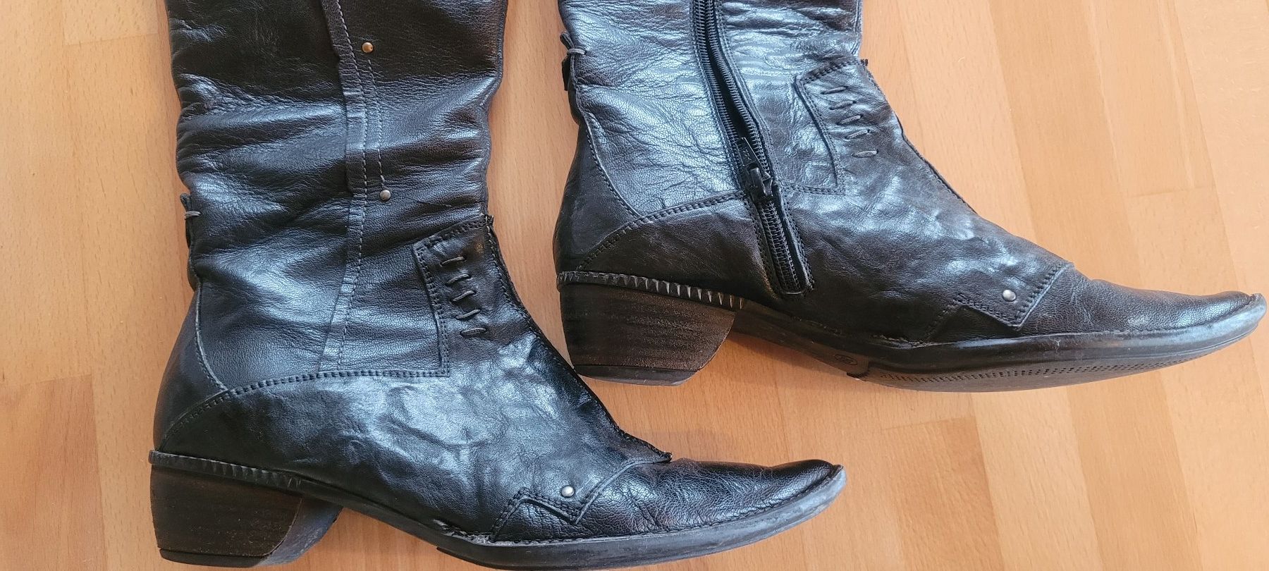 Damenschuhe: Lederstiefel – Gebraucht aus St. Silvester von misterdollar 3