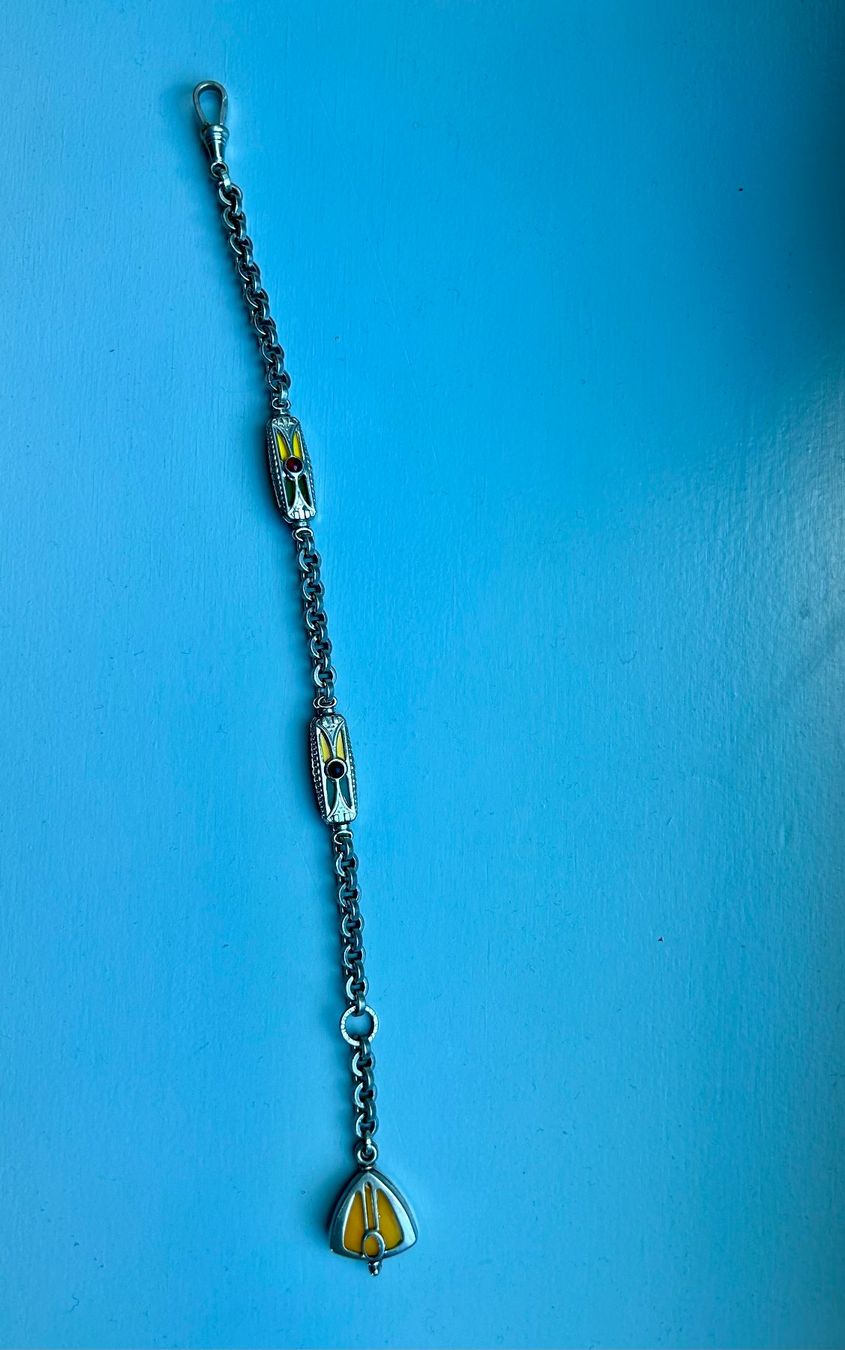 Altri accessori per orologi: Uhrenkette Art-Deko – Usato da Birrwil venduto da rotsch-o-mat 1