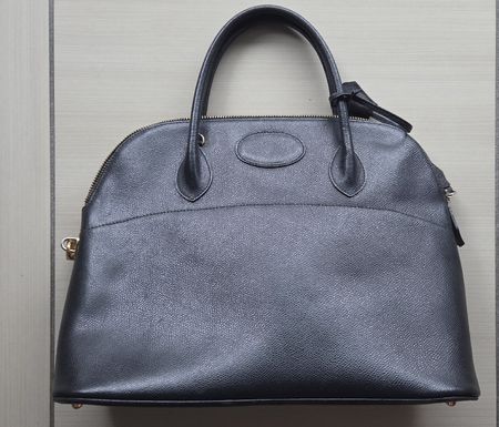 borsa pelle nera