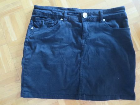 Schwarzer Damen (Jeans)Jupe /Gr. 36