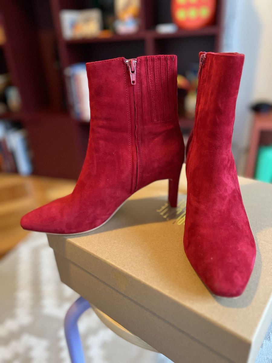 Scarpe da donna: Red ankle boots Charlotte Stone size 38 – Nuovo (secondo la descrizione) da Genève venduto da jud_xrl8 1