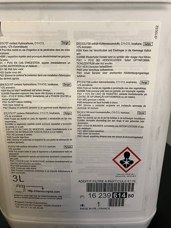 Échappements: Eolys 176 Partikelfilterzusatz – D'occasion à Wettswil par fab_y9qx 2