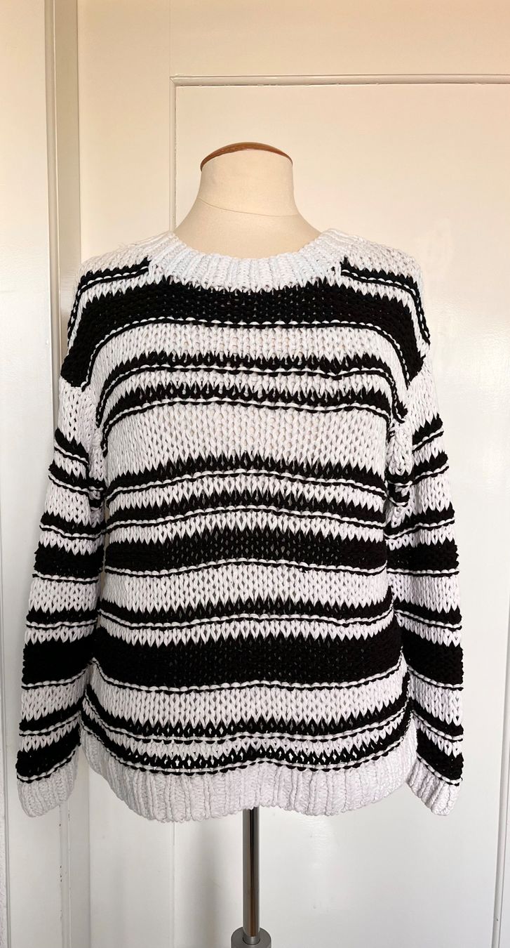 Maglioni & Felpe: Marc O‘Polo: Pullover, blau gestreift, M – Usato da Luzern venduto da ellitussi