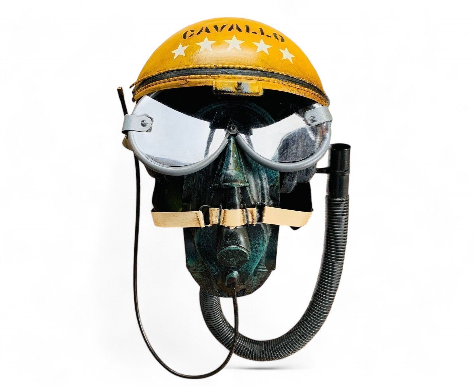 Statuette: Modellbau HANDMADE Pilotenhelm 37cm XXL – Nuovo e nell'imballaggio originale da Bergdietikon venduto da shopAgent 7