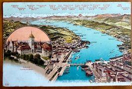 AK: Zürich - See - Map