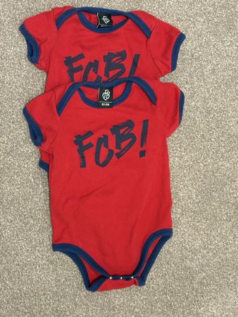 FC Basel Baby Bodys Gr. 62/68, 2er Set, Top Zustand!