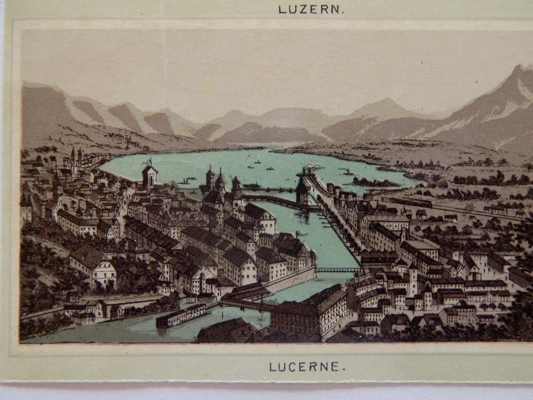 Incisioni: Luzern koloriert – Usato da Risch venduto da Antikfee 4