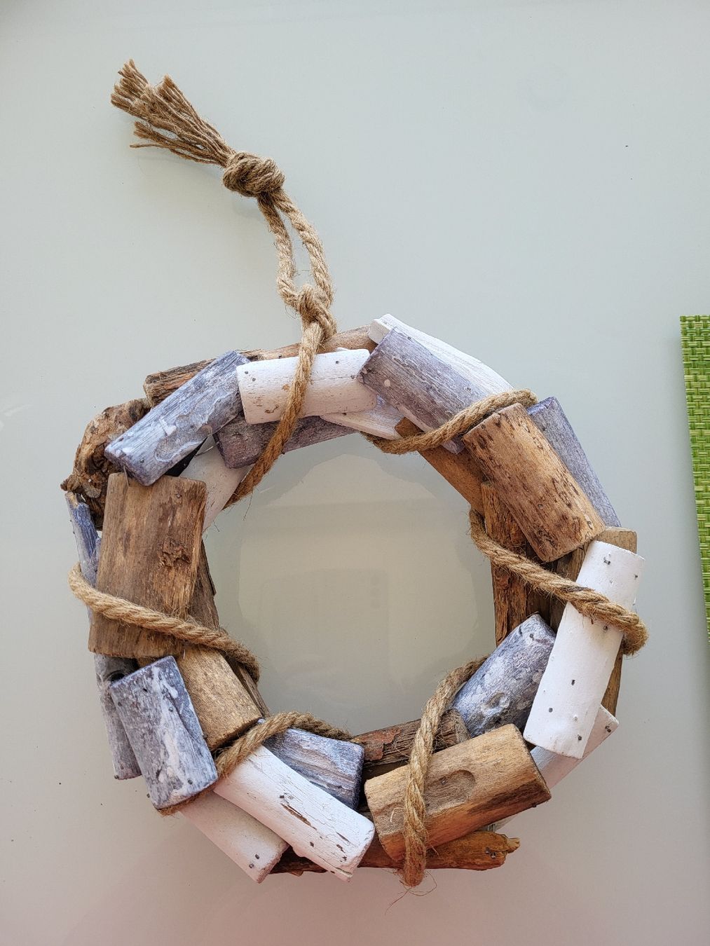 Tutte le decorazioni: Treibholz Deko-Ring, Wanddeko, Türschmuck – Usato da Winterthur venduto da GAM90