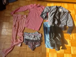 lot vêtements fille pantalon hauts culottes taille 134/140