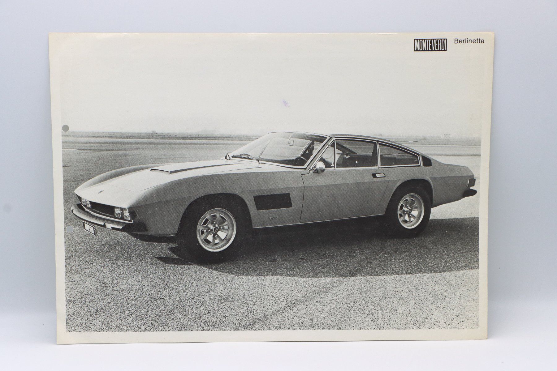 Documenti: Monteverdi Berlinetta 1972 Original Prospektblatt – Usato da Bühl b.Aarberg venduto da Collectorpassions