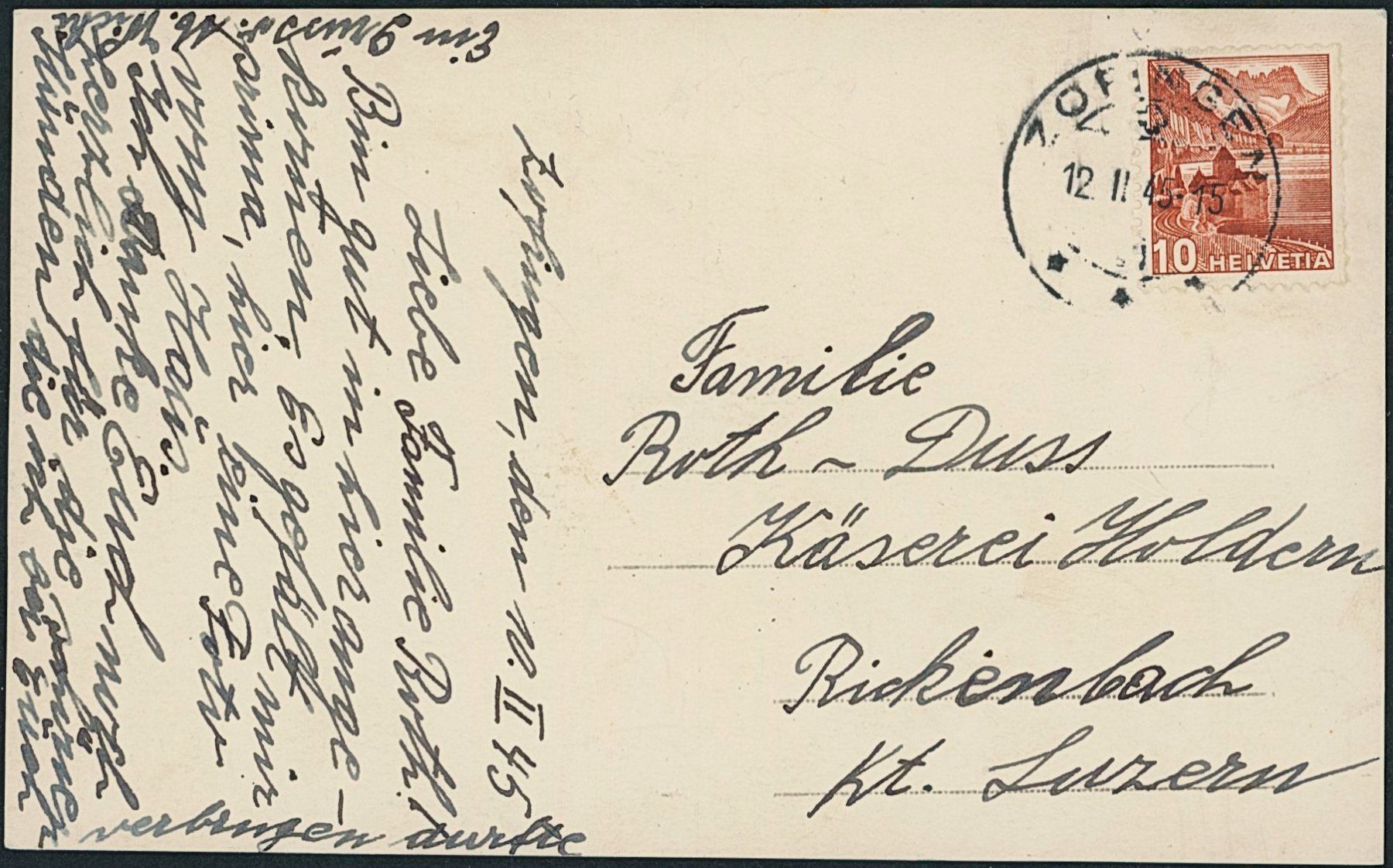Cartoline postali: AG Zofingen – Usato da Schindellegi venduto da leecollect 1
