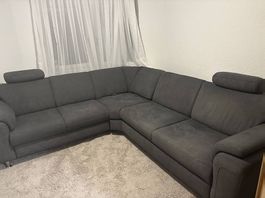 Modernes Schlafsofa dunkelgrau 