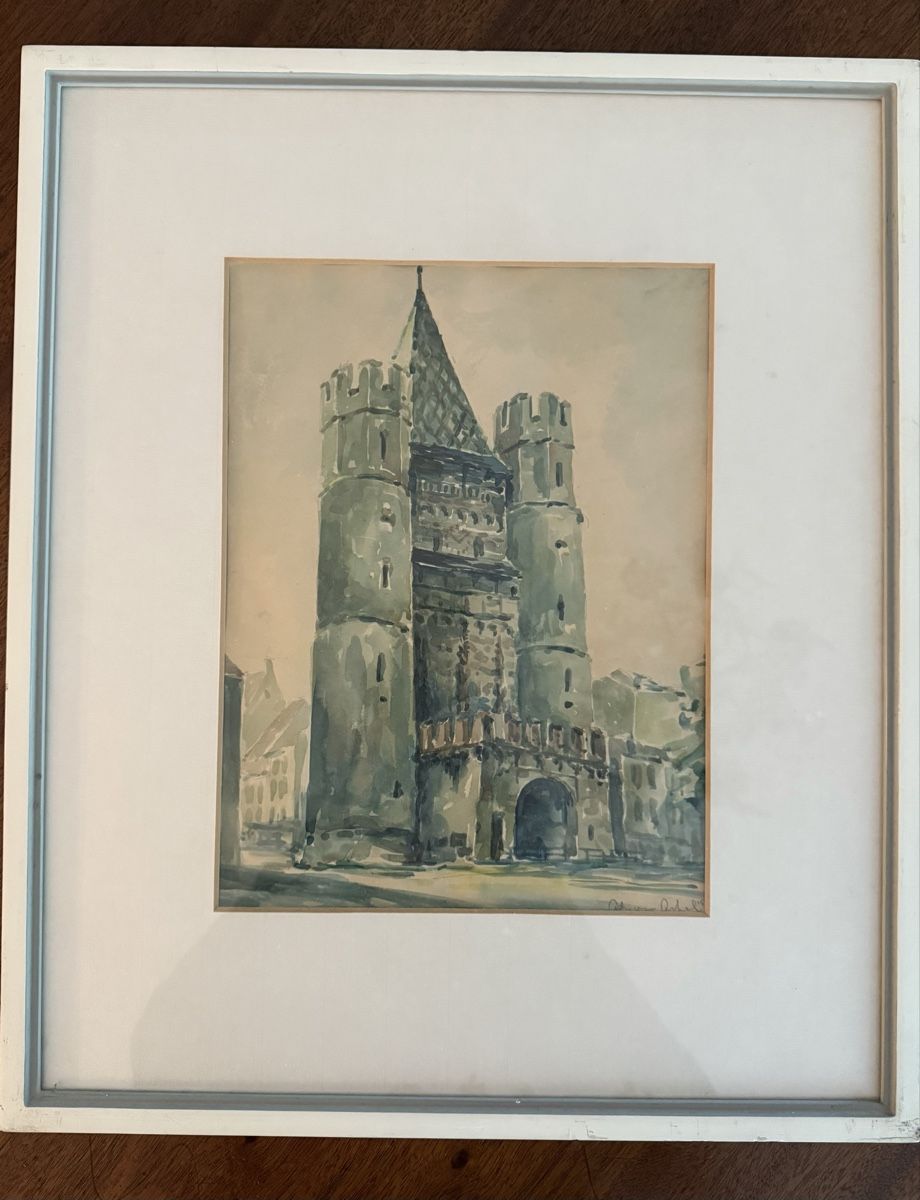 Dipinti: Aquarell Spalentor Basel – Usato da Weisslingen venduto da Jannaki 1