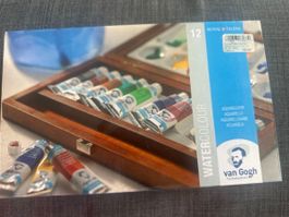 Van Gogh Aquarelle Holzmalkasten 12 Tuben