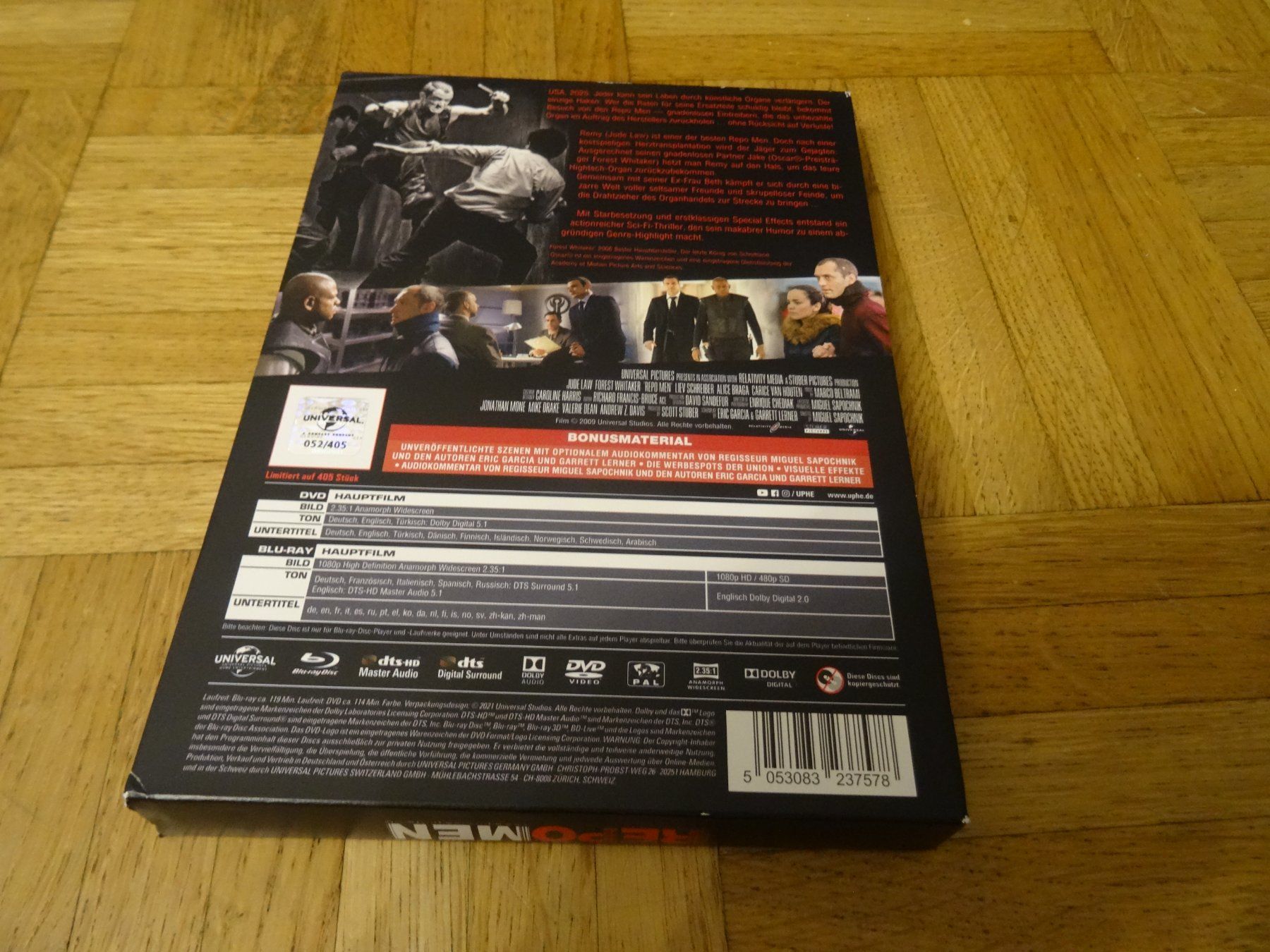 Tutti i DVDs: RepoMen Repo Men MEDIABOOK BLU-RAY + DVD – Usato da Olten venduto da Disc-Verkauf 3