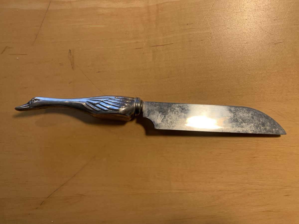 Posate: Antikes Buttermesser – Usato da Zürich venduto da Anjkol