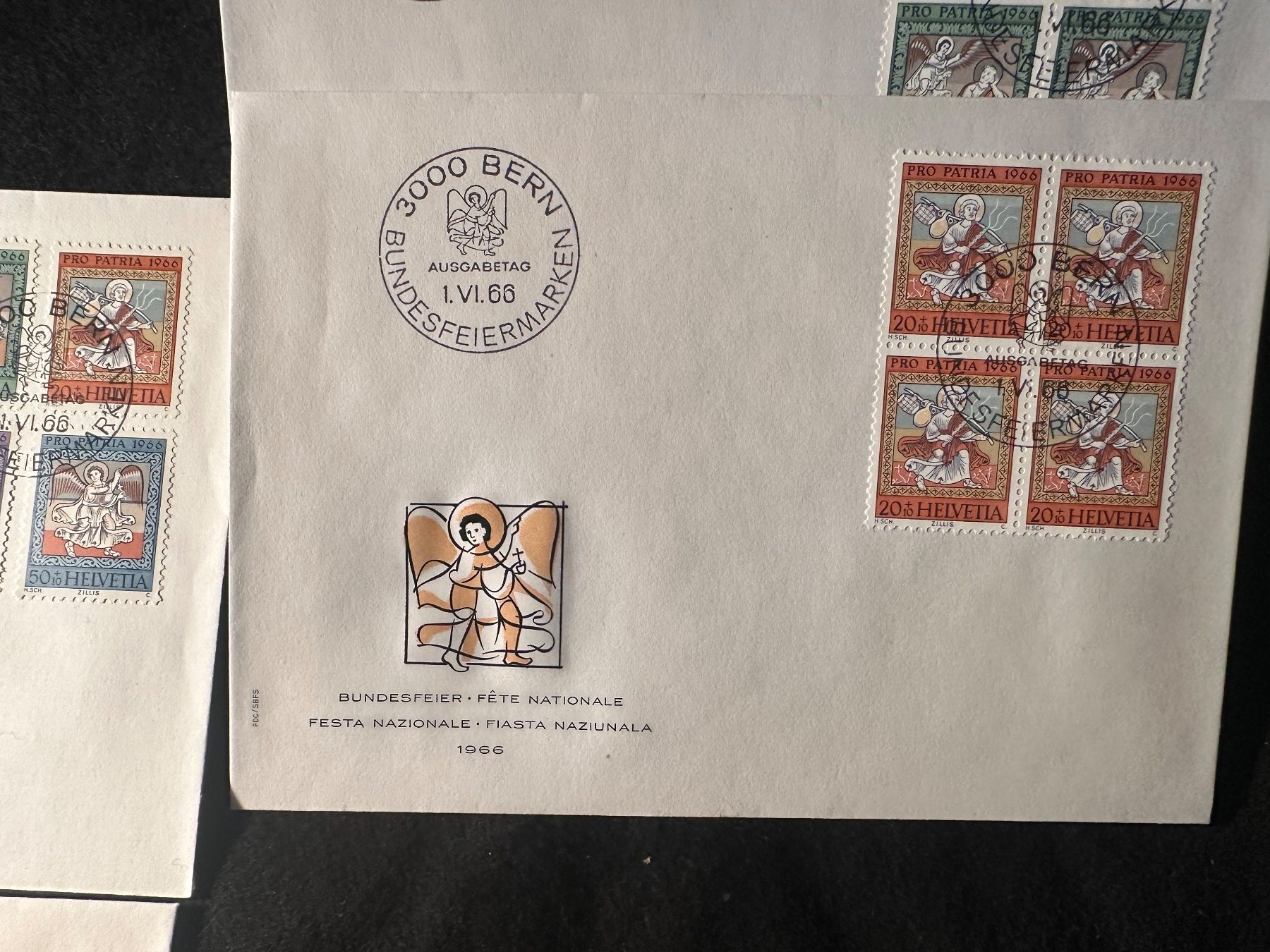 Tutti i francobolli: FDC 1966 Pro Patria Schweiz Lot – Usato da Stettfurt venduto da 2442 5