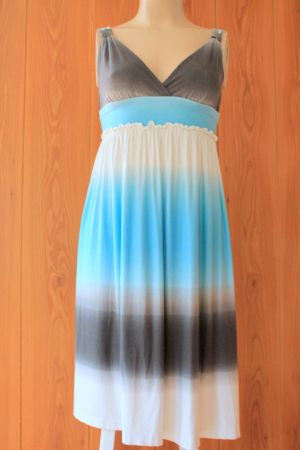 Laura Scott * halblanges KLEID Stufendruck  36  S