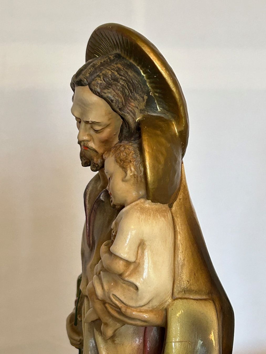 Sculture & Statue: Heiligenfigur Josef mit Jesuskind – Nuovo (secondo la descrizione) da Rocourt venduto da Vij_mz6g 3