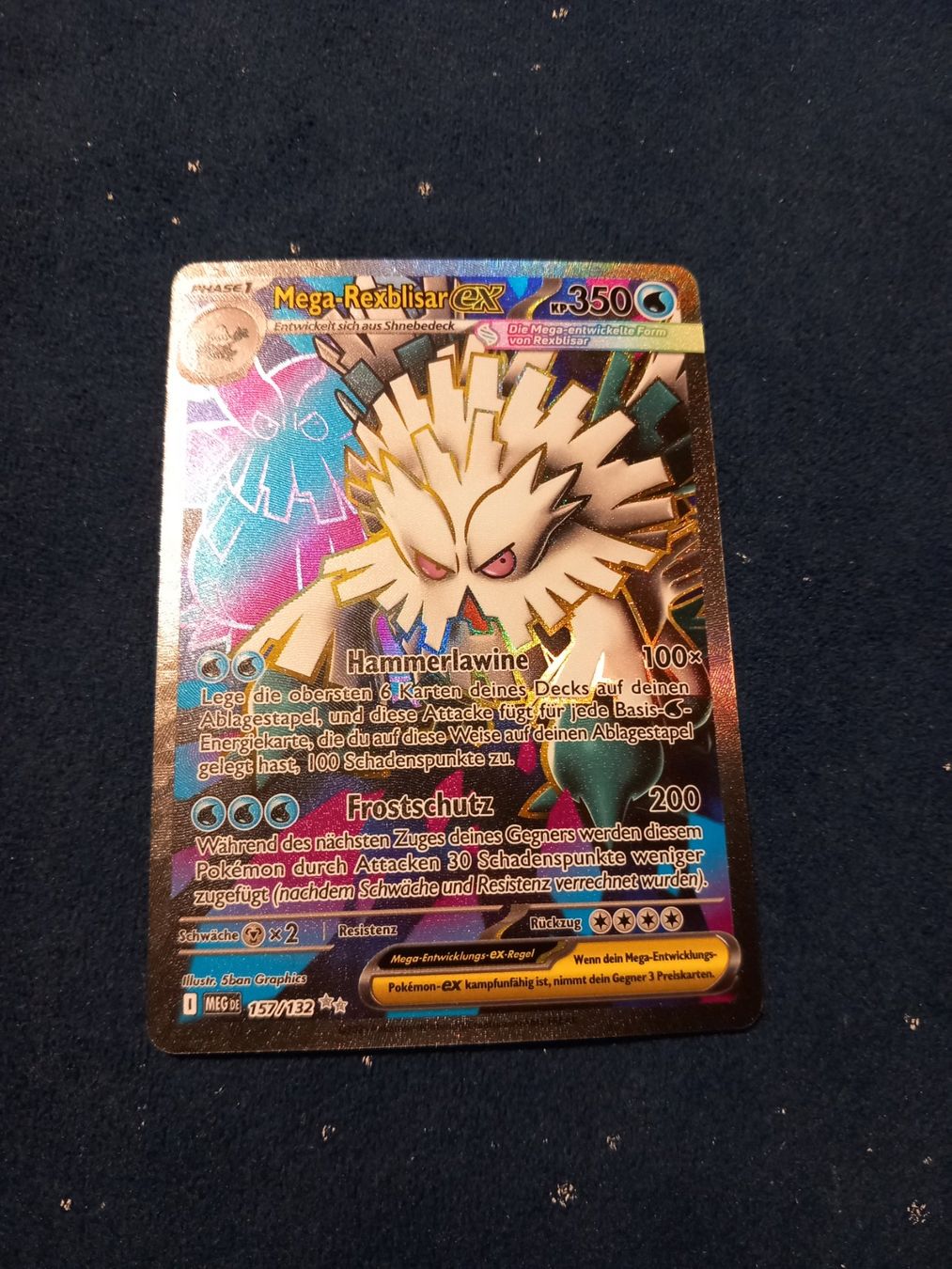 Pokémon Carte collezionabili: Mega-Rexblisar EX/Mega Abomasnow EX Full Art (DE) MEG 157 – Nuovo (secondo la descrizione) da Hinterfultigen venduto da Marcel2112