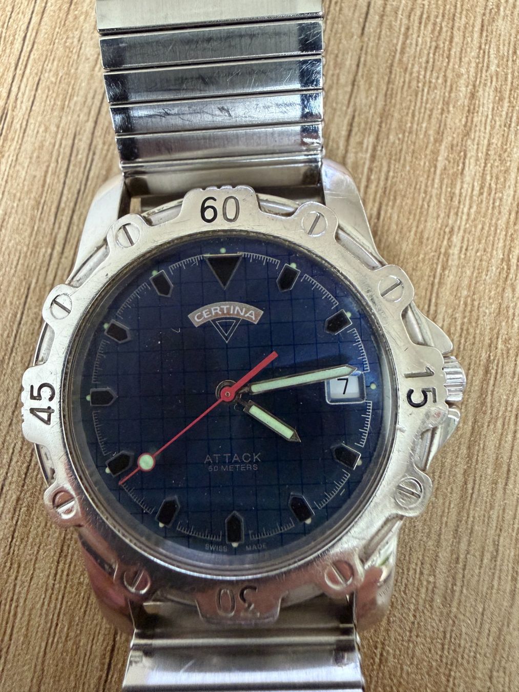Certina Orologi: Certina Attack Blau – Usato da Zürich venduto da Odeono 1