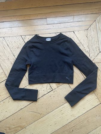 Puma Sport Top Schwarz, Grösse XS, Neuwertig für Sport!
