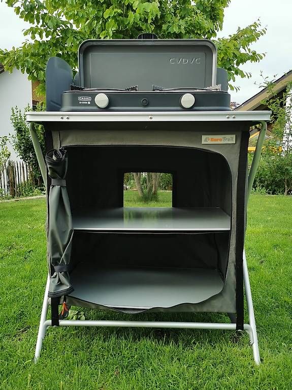 Griglie: Campingschrank inkl. CADAC Gaskocher & Windschutz – Usato da Jonen venduto da besuvi