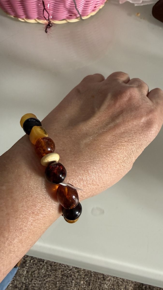 Bracciali & Braccialetti: Buntes Bernsteinarmband – Nuovo e nell'imballaggio originale da Ebikon venduto da Leonidas2 3