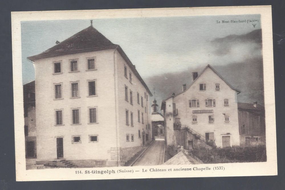 Fribourg - Quartier de la Gare, carte postale circulée 1951 (D'occasion