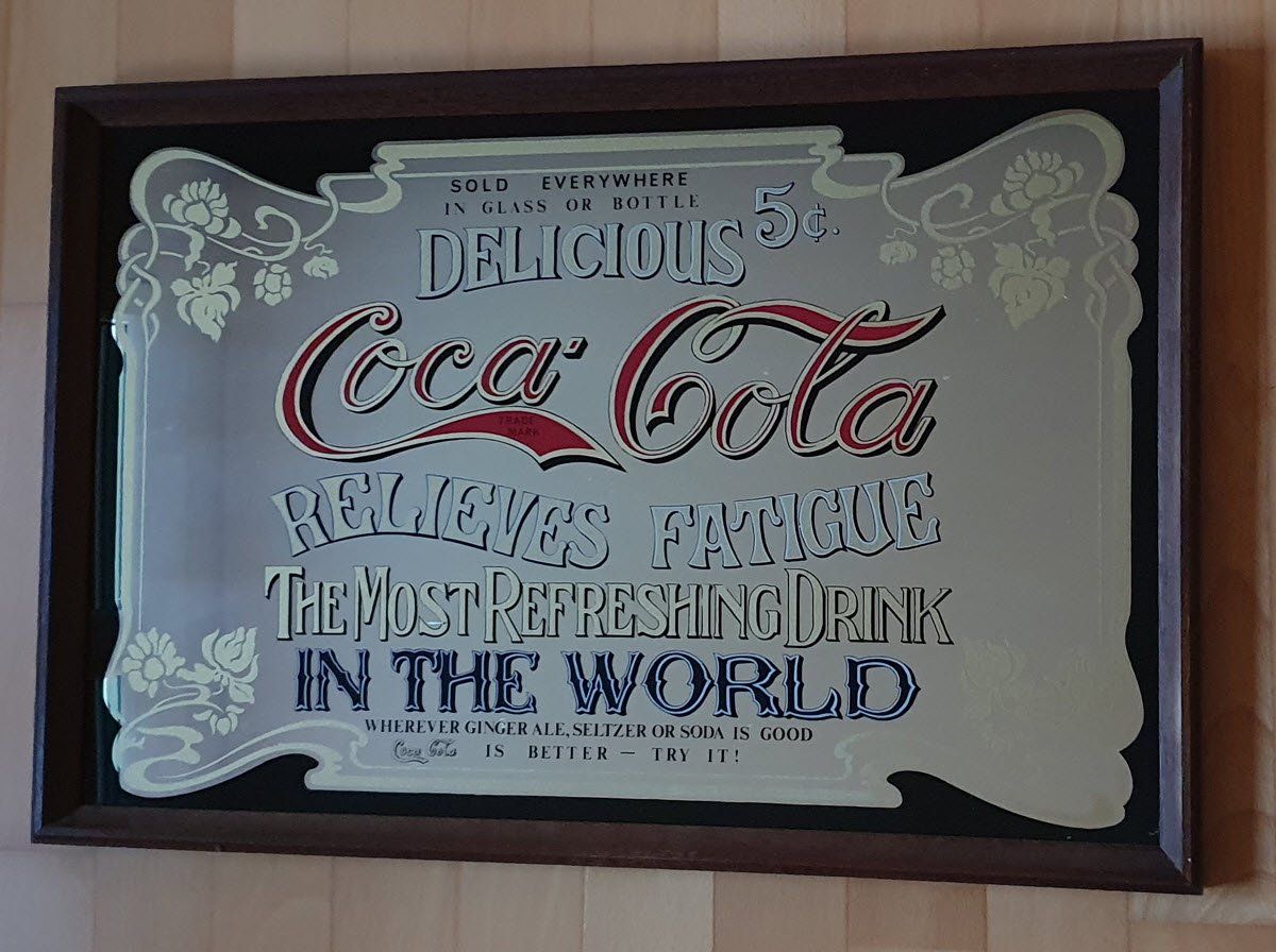Specchi: Miroir avec publicité Coca-Cola – Usato da Belmont-sur-Lausanne venduto da rol_2bd8 1