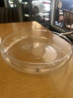 Dekorative Glasschale, Durchmesser 24cm, Höhe 